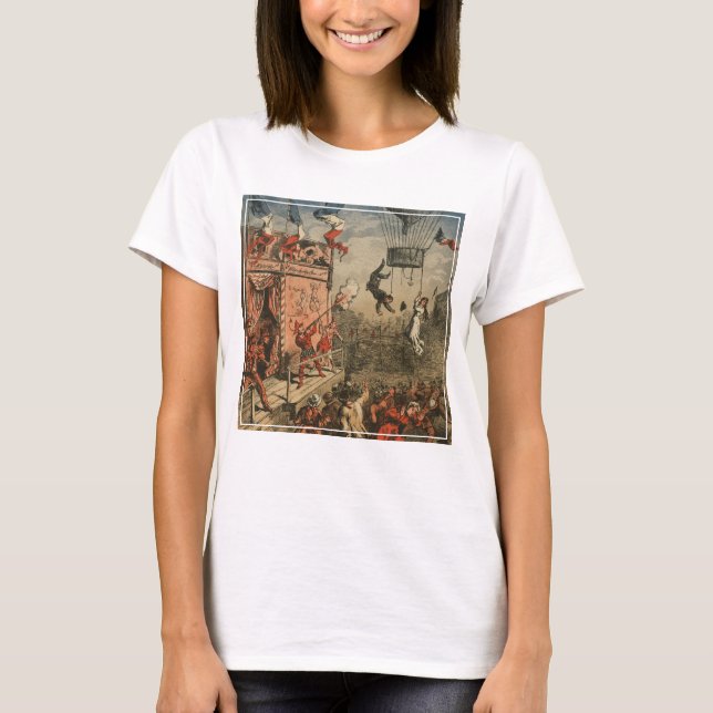 Humourous Print Of A Theatrical Performer T-Shirt (Front)