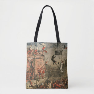 Humourous Print Of A Theatrical Performer Tote Bag