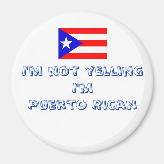 Humourous Puerto Rican Magnet