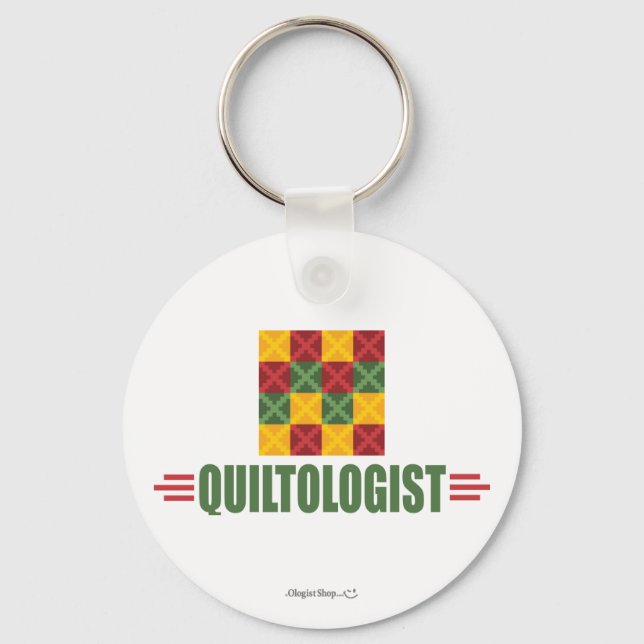 Humourous Quilting Key Ring (Front)