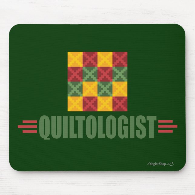 Humourous Quilting Mouse Mat (Front)