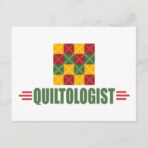 Humourous Quilting Postcard