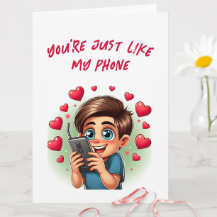 Humourous Quote Cute Dating Funny Valentines Day Card