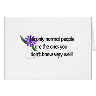 humourous quote with purple flower