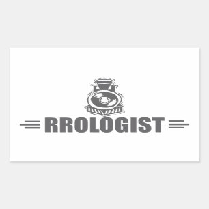 Humourous Railroad Rectangular Sticker