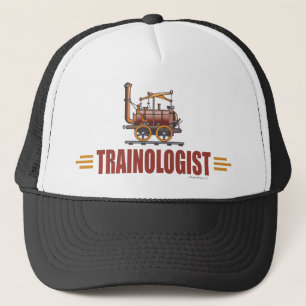 Humourous Railroad Train Trucker Hat