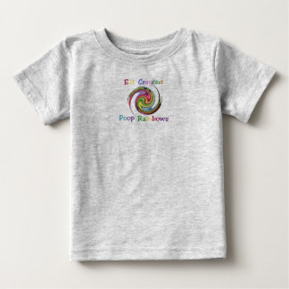 Humourous Rainbow Design on Infant Shirt