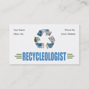 Humourous Recycling Business Card