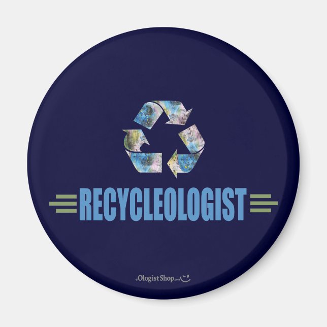 Humourous Recycling Magnet (Front)