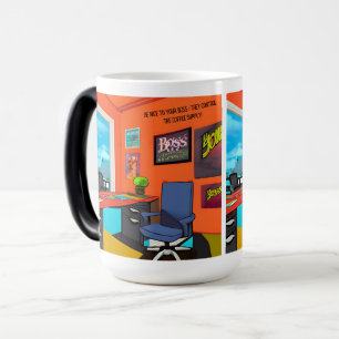 Humourous Respect: Celebrating Boss's Humour Magic Mug