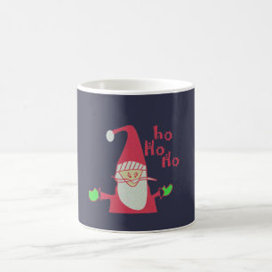 Humourous Santa with Festive Ho Ho Ho Coffee Mug