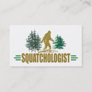 Humourous Sasquatch, Bigfoot Business Card
