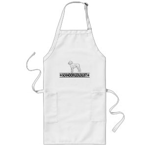 Humourous Schnoodle Long Apron