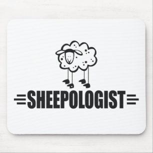 Humourous Sheep Mouse Mat