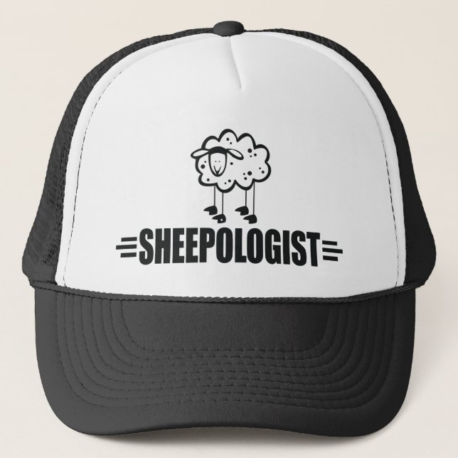 Humourous Sheep Trucker Hat (Front)