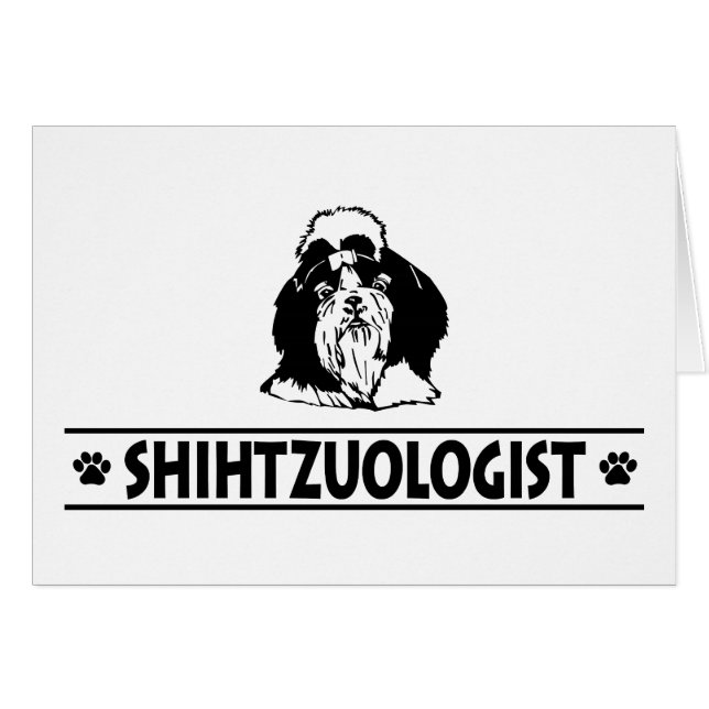 Humourous Shih Tzu (Front Horizontal)