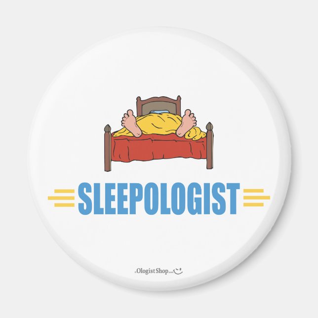 Humourous Sleep, Nap Magnet (Front)