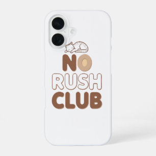 Humourous Slow Living and Lazy Day iPhone 16 Case