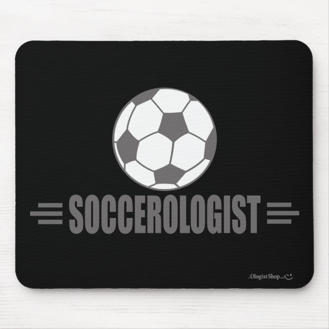 Humourous Soccer Mouse Mat (Front)