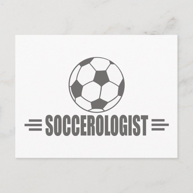 Humourous Soccer Postcard (Front)
