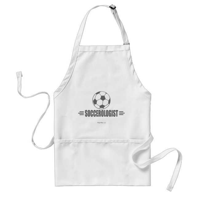 Humourous Soccer Standard Apron (Front)