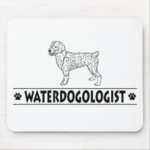 Humourous Spanish Water Dog Mouse Mat
