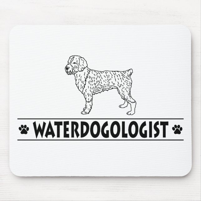 Humourous Spanish Water Dog Mouse Mat (Front)