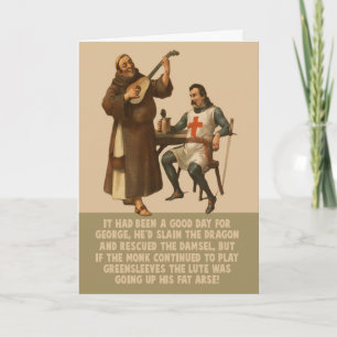 Humourous St George's Day Card
