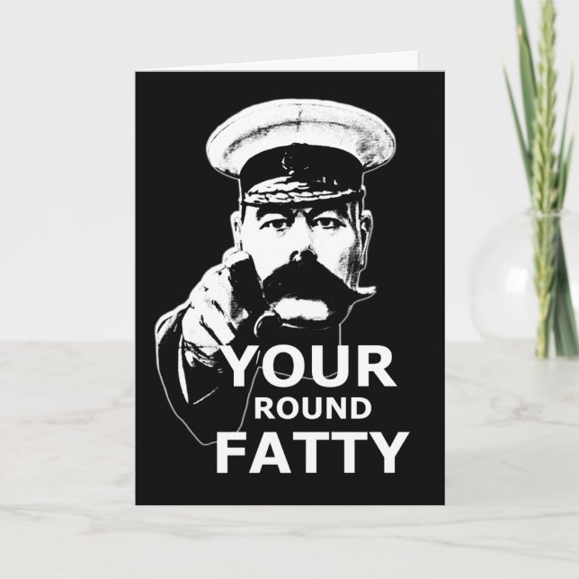 Humourous St George's Day Card (Front)