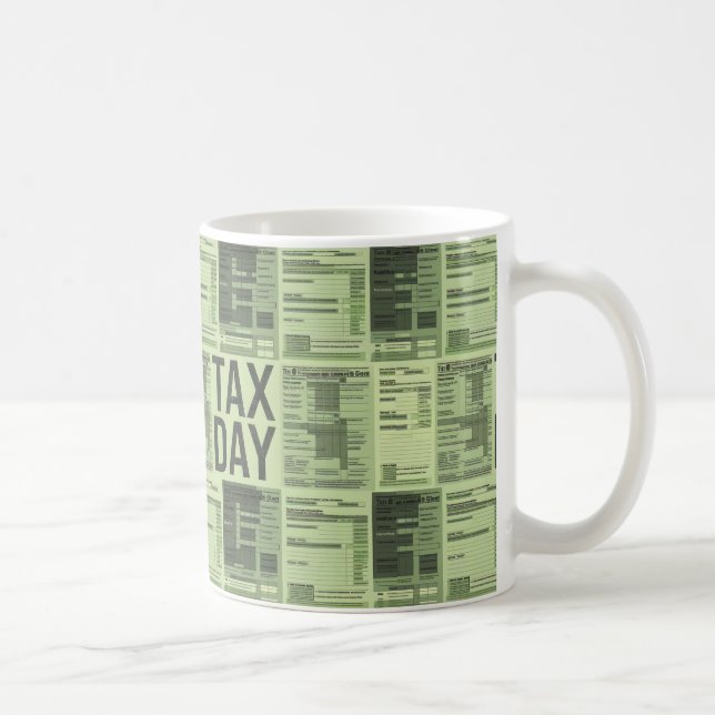 Humourous Tax Day Relief Gift Coffee Mug (Right)