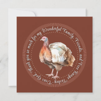 Humourous Thanksgiving Prayer for Family & Friends Invitation