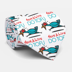 Humourous Tofu Vegetarian Tie