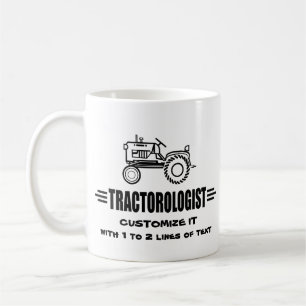 Humourous Tractor Racing Coffee Mug