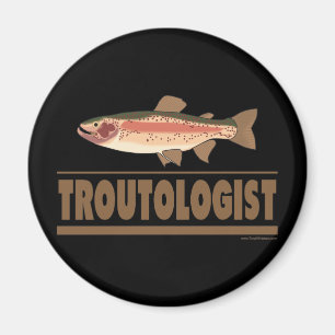 Humourous Trout Magnet