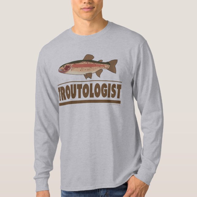 Humourous Trout T-Shirt (Front)