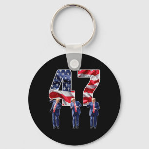 Humourous Trump Funny Victory Dance Trump Dancing Key Ring