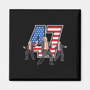 Humourous Trump Funny Victory Dance Trump Dancing Magnet