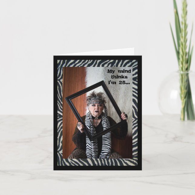 Humourous Truth of Body vs  Mind Card (Front)