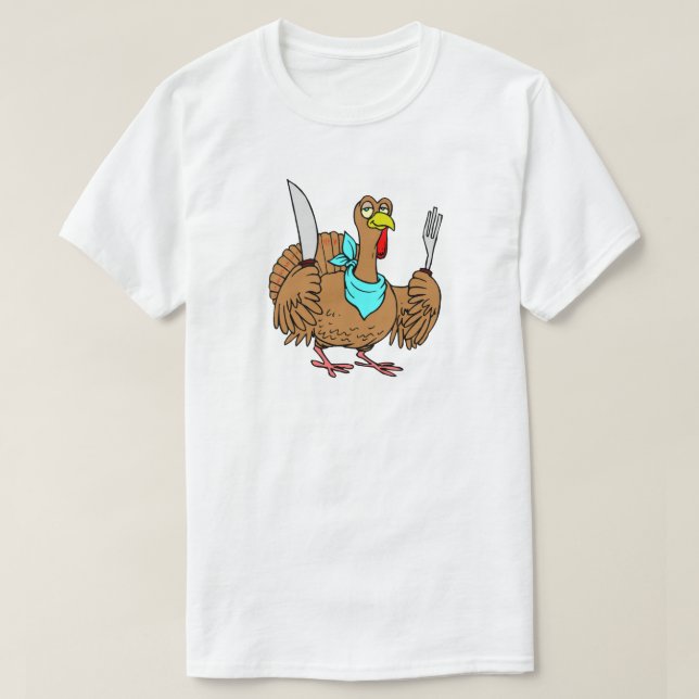 Humourous Turkey T-Shirt (Design Front)