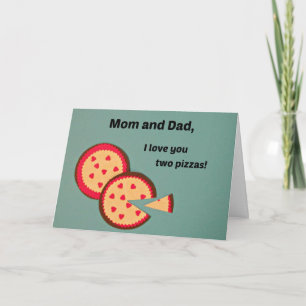 Humourous Valentine for parents Holiday Card