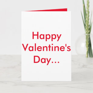 Humourous Valentine's Card