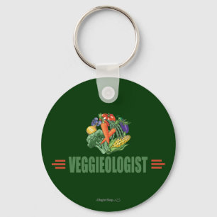 Humourous Vegetarian Key Ring