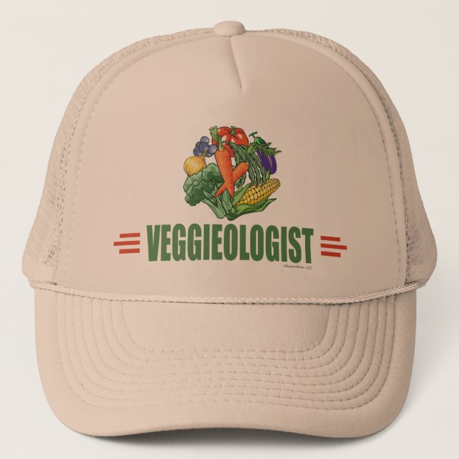 Humourous Vegetarian Trucker Hat (Front)