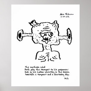 Humourous Well-Read Freak Poster 12-10-22