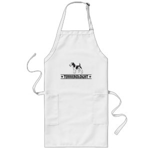 Humourous Wirehaired Fox Terrier Long Apron