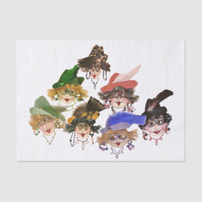 Humourous Women Tissue Paper (Front)