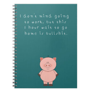Humourous work notebook