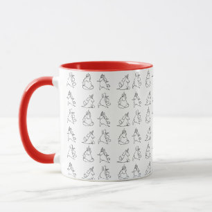 Humourous Yoga Pose Graphic Mug