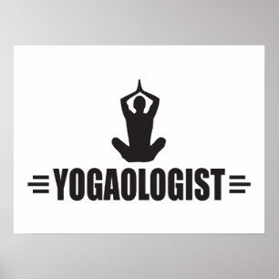 Humourous Yoga Poster