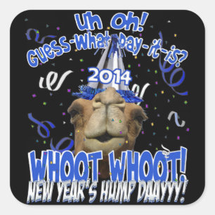 Hump Day Camel 2014 New Year's Keepsake Stickers